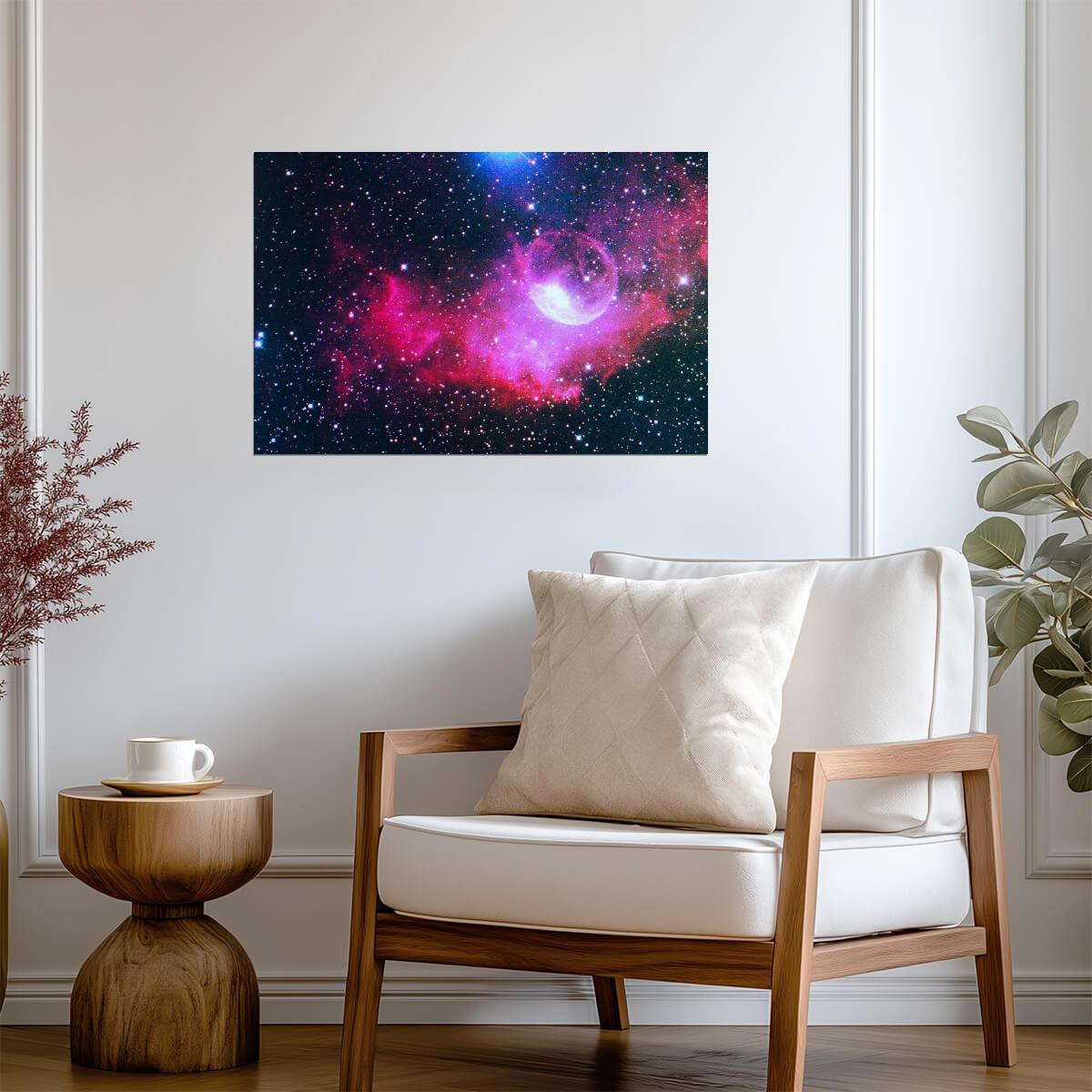A Gaseous Nebula in Deep Space | Astrophotography Print | Galaxy Poster - Photography Poster