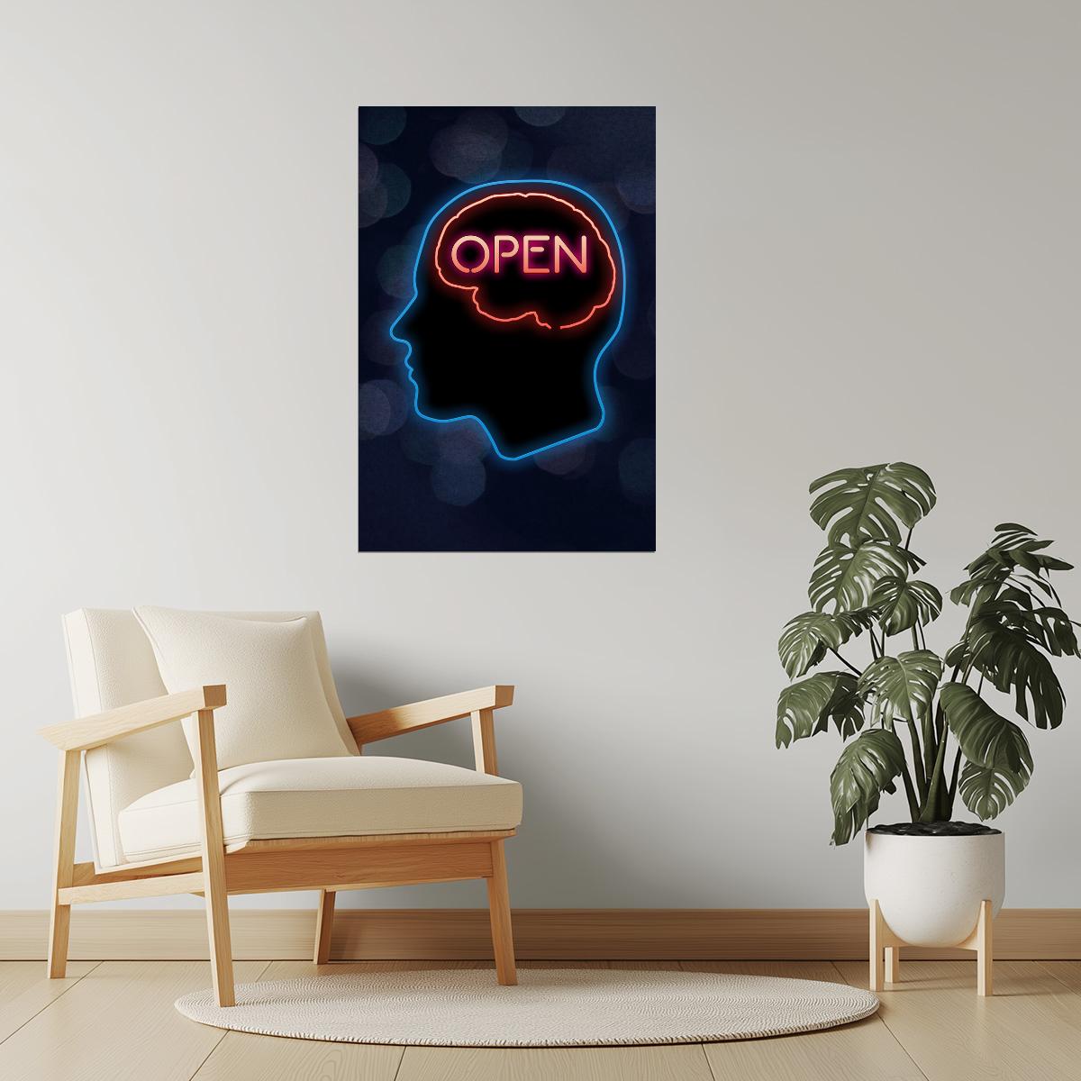 Keep an Open Mind | Motivational Poster on Change and Adaptation