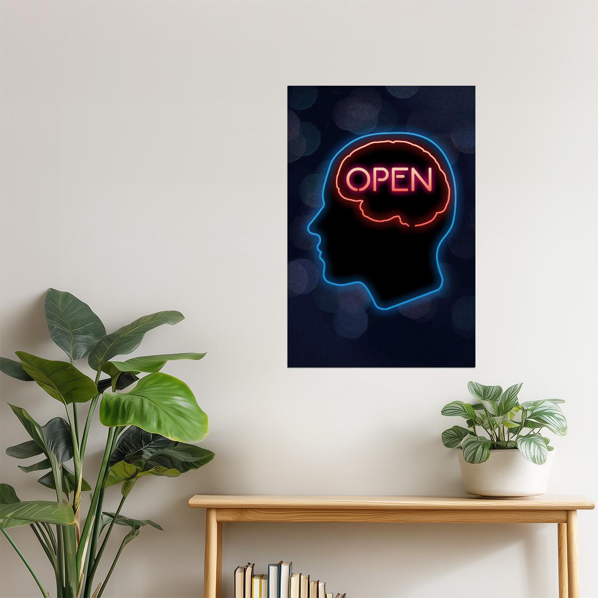 Keep an Open Mind | Motivational Poster on Change and Adaptation