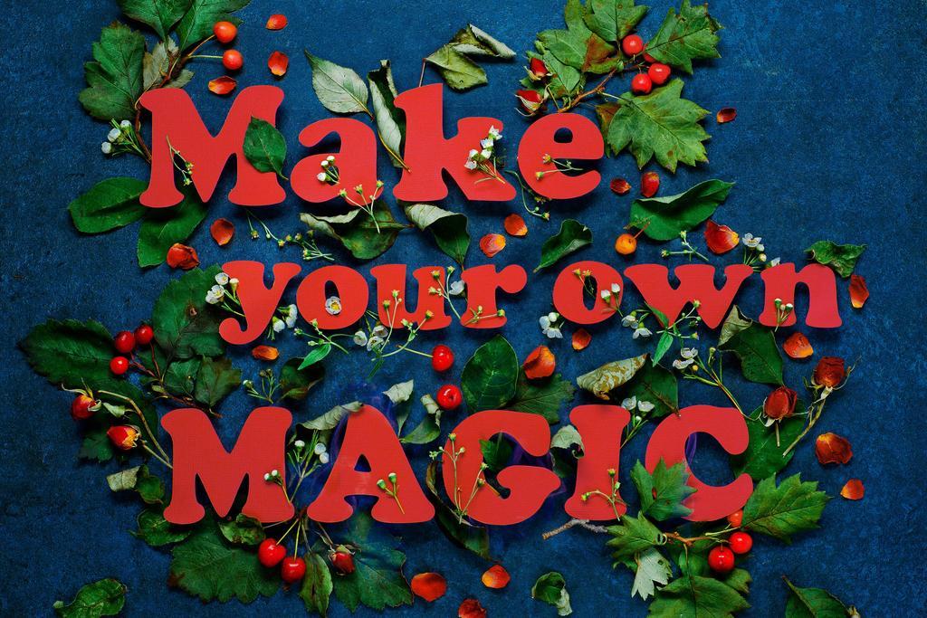 Make Your Own Magic | Christmas Motivational Poster