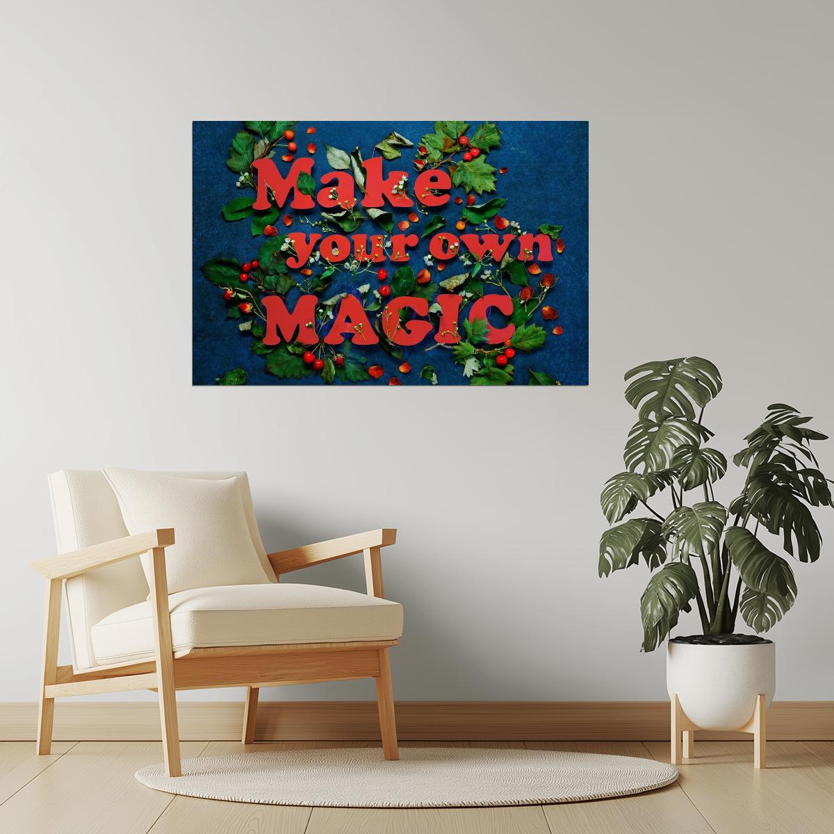 Make Your Own Magic | Christmas Motivational Poster