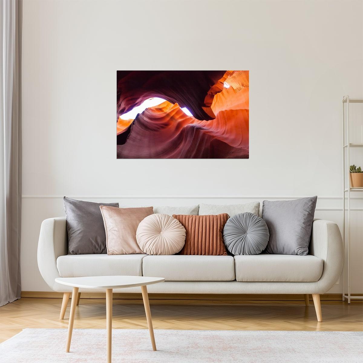 Antelope Canyon Poster | Abstract Rock Formations | Southwest Nature Photography