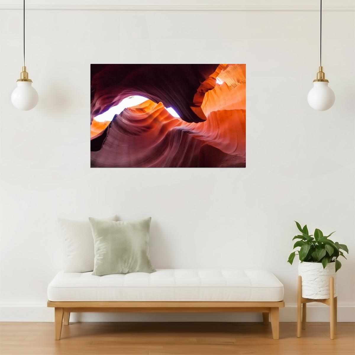 Antelope Canyon Poster | Abstract Rock Formations | Southwest Nature Photography