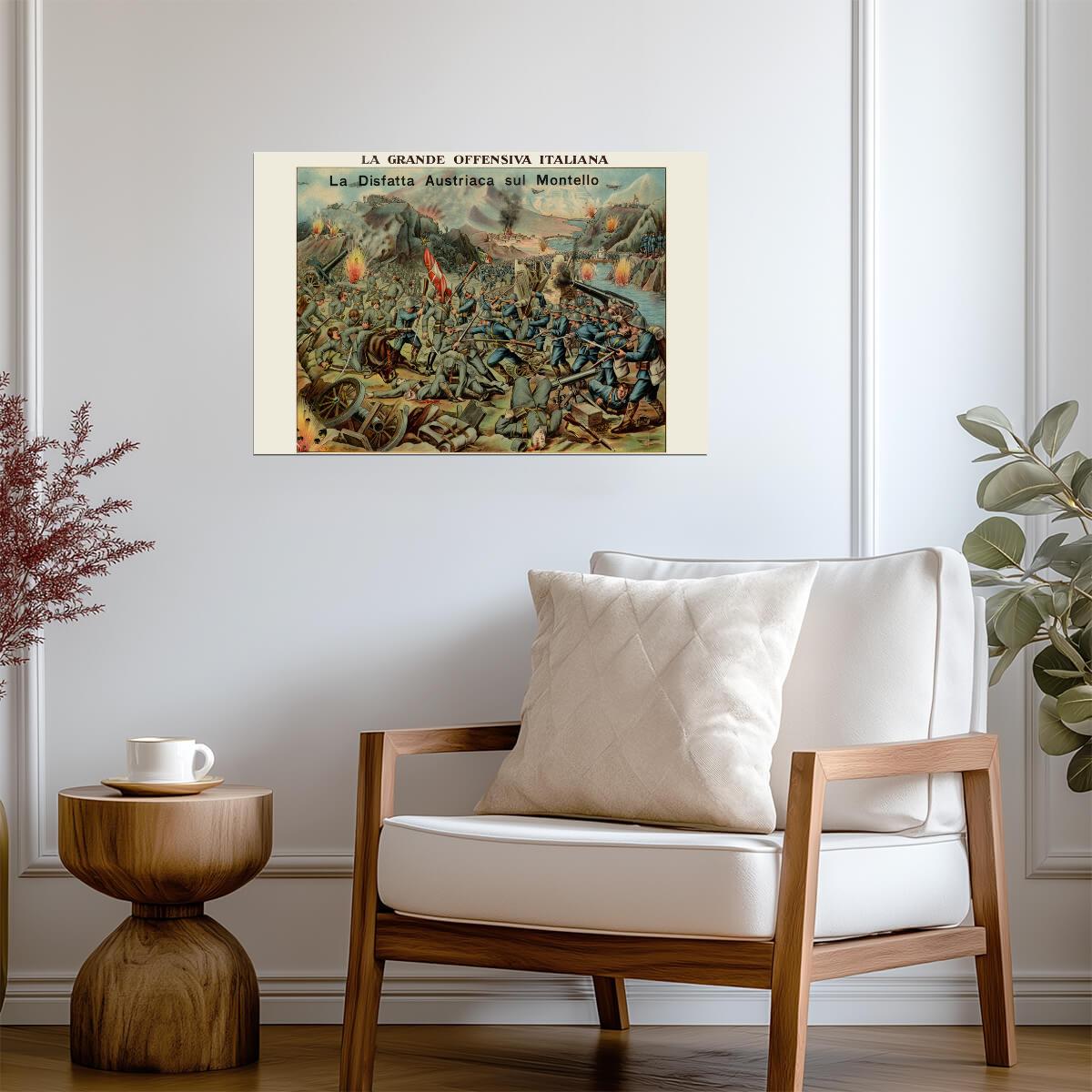 "La Grande Offensiva" | Great Italian Offensive | WWI Propaganda Poster - Vintage & Retro Poster