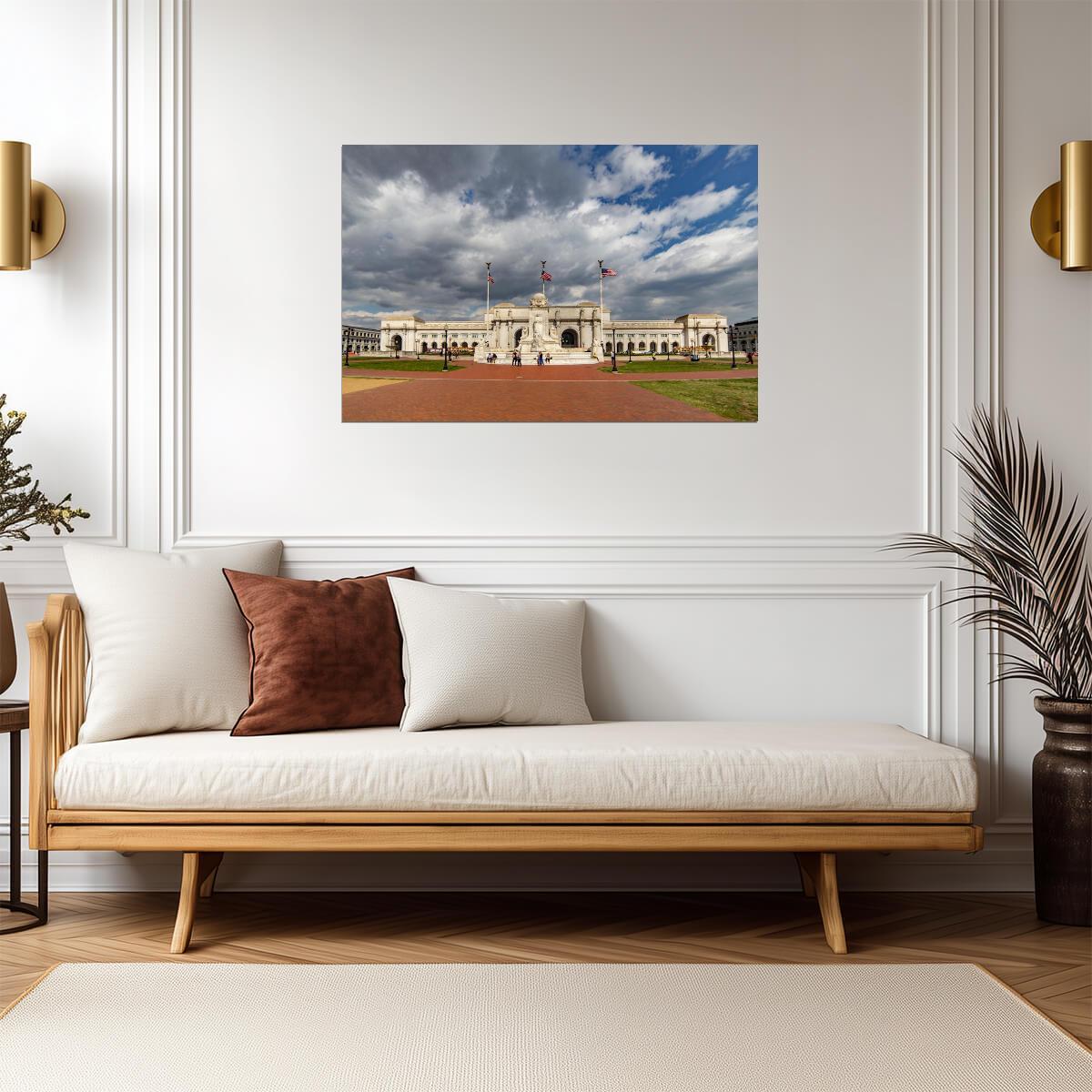 Washington D.C. Union Station | Architecture Photography Print | City Landmark Poster