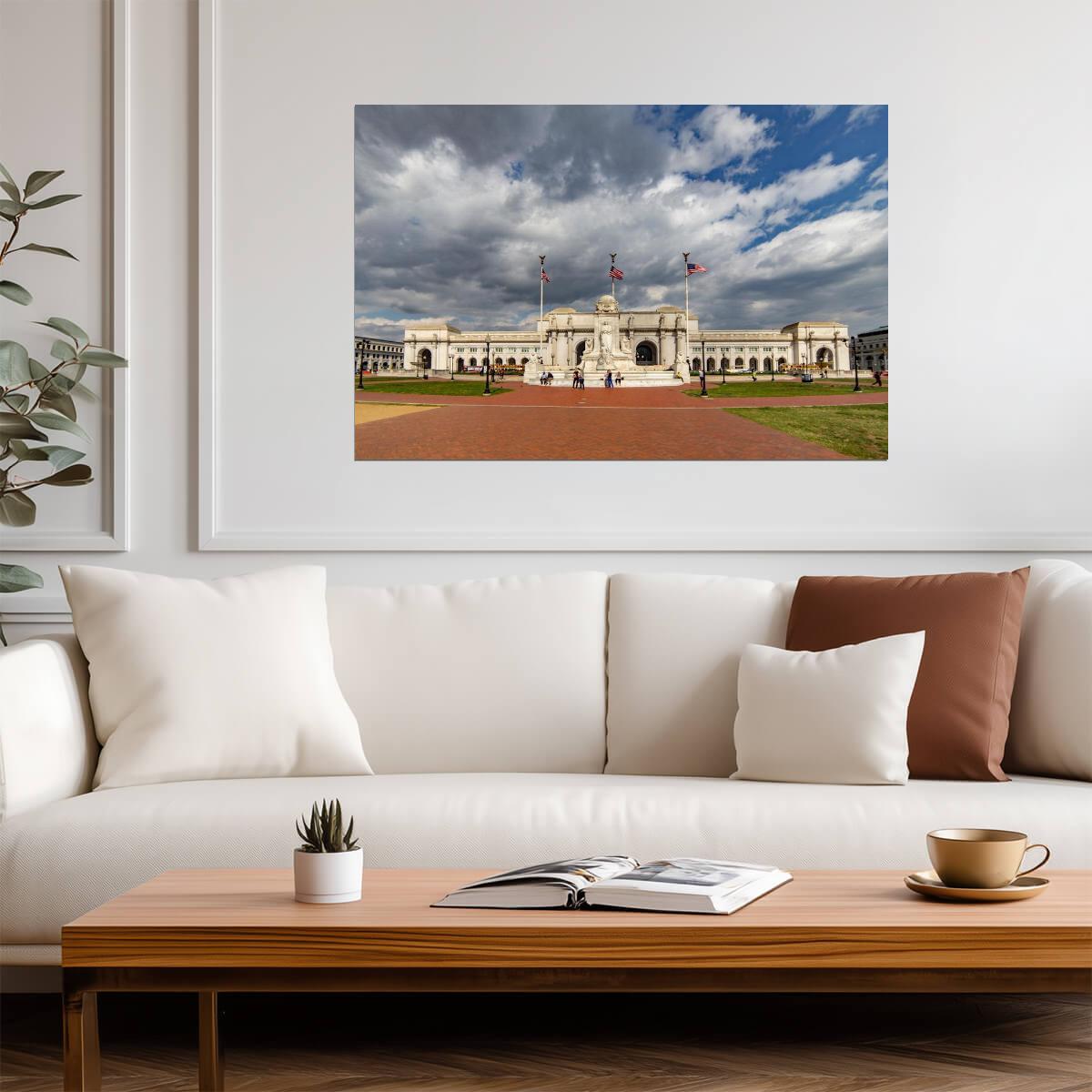 Washington D.C. Union Station | Architecture Photography Print | City Landmark Poster