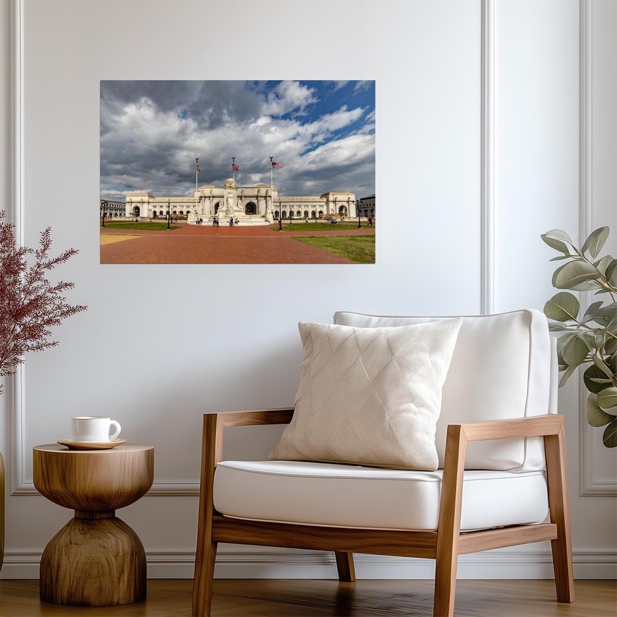Washington D.C. Union Station | Architecture Photography Print | City Landmark Poster
