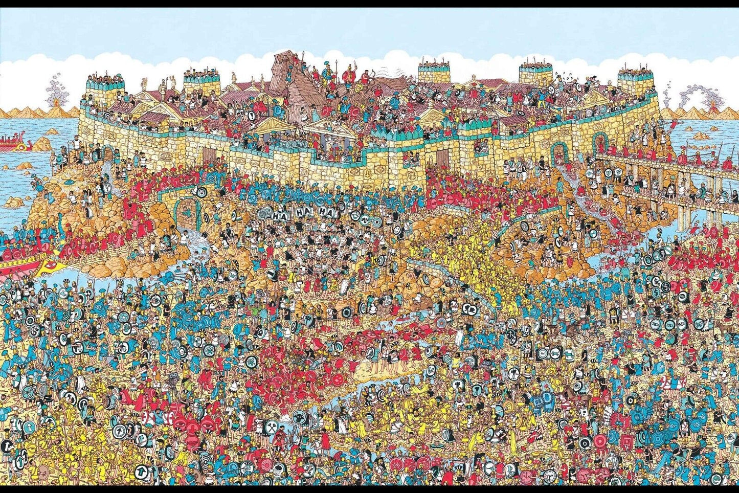 Where's Waldo? | Children's Illustration Poster | Kids Room Wall Art
