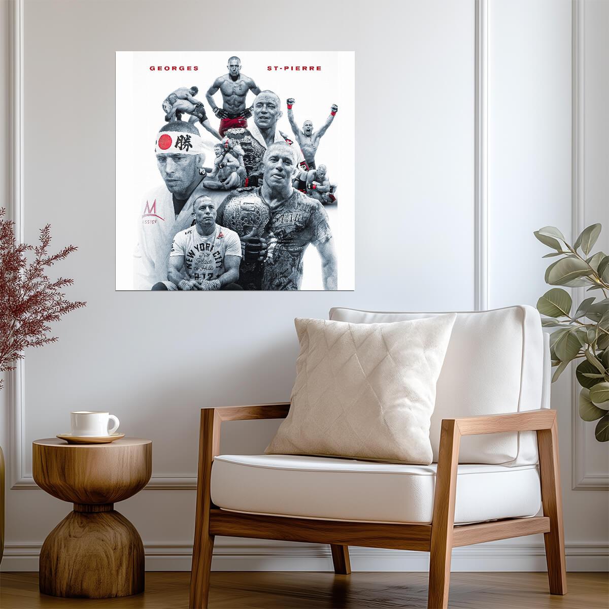 Georges St-Pierre "GSP" | UFC Champion Poster | MMA Legend Wall Art