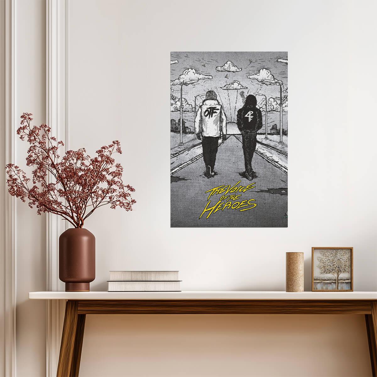 Lil Baby The Voice of the Heroes | Album Cover Poster | Hip Hop Wall Art