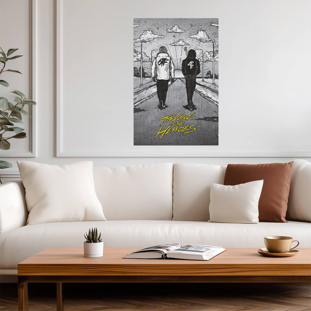 Lil Baby The Voice of the Heroes | Album Cover Poster | Hip Hop Wall Art