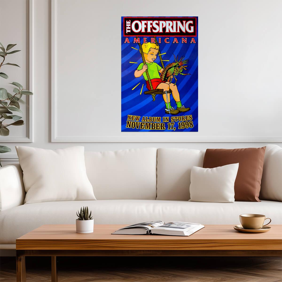 The Offspring Americana | Album Cover Poster | 90s Punk Rock Art