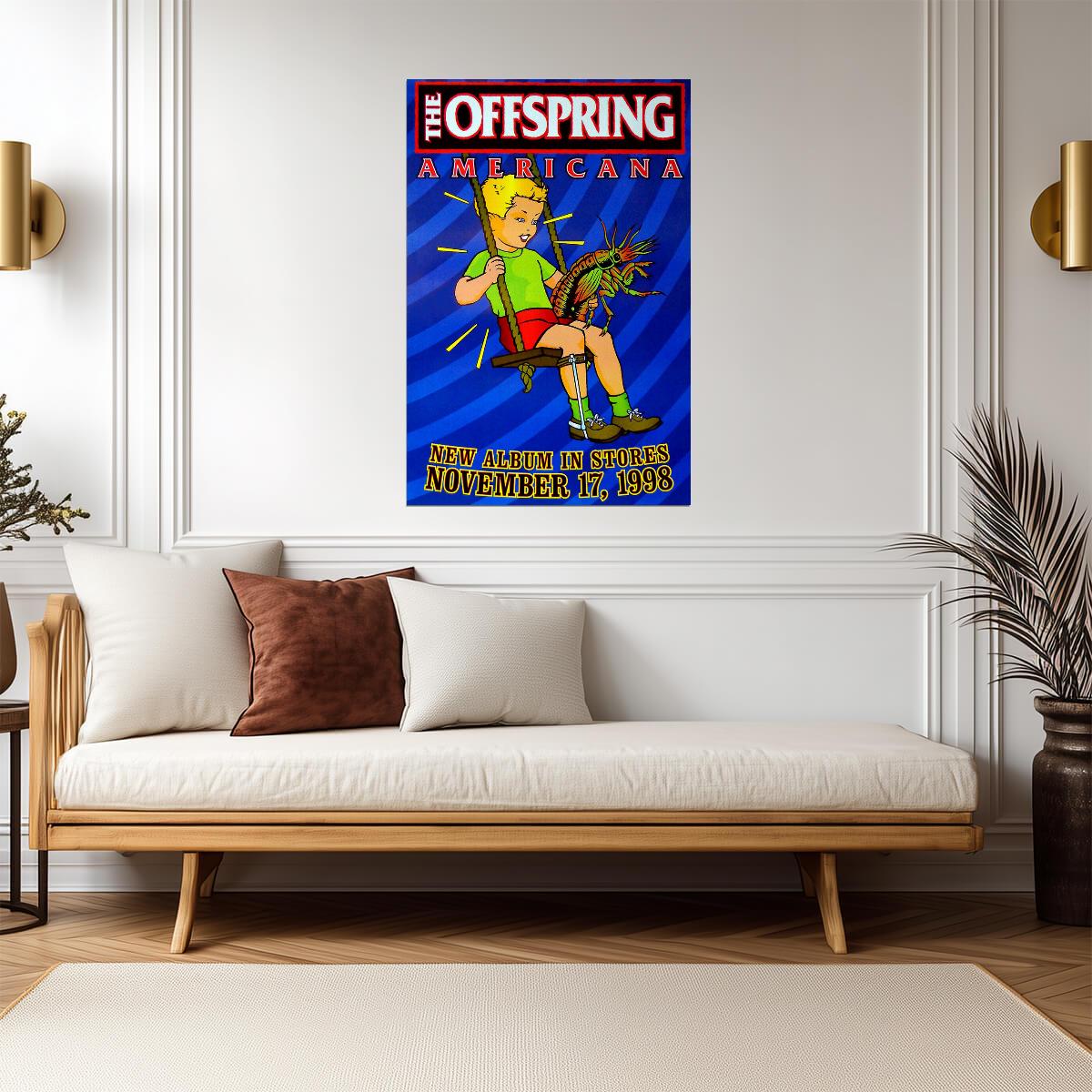 The Offspring Americana | Album Cover Poster | 90s Punk Rock Art