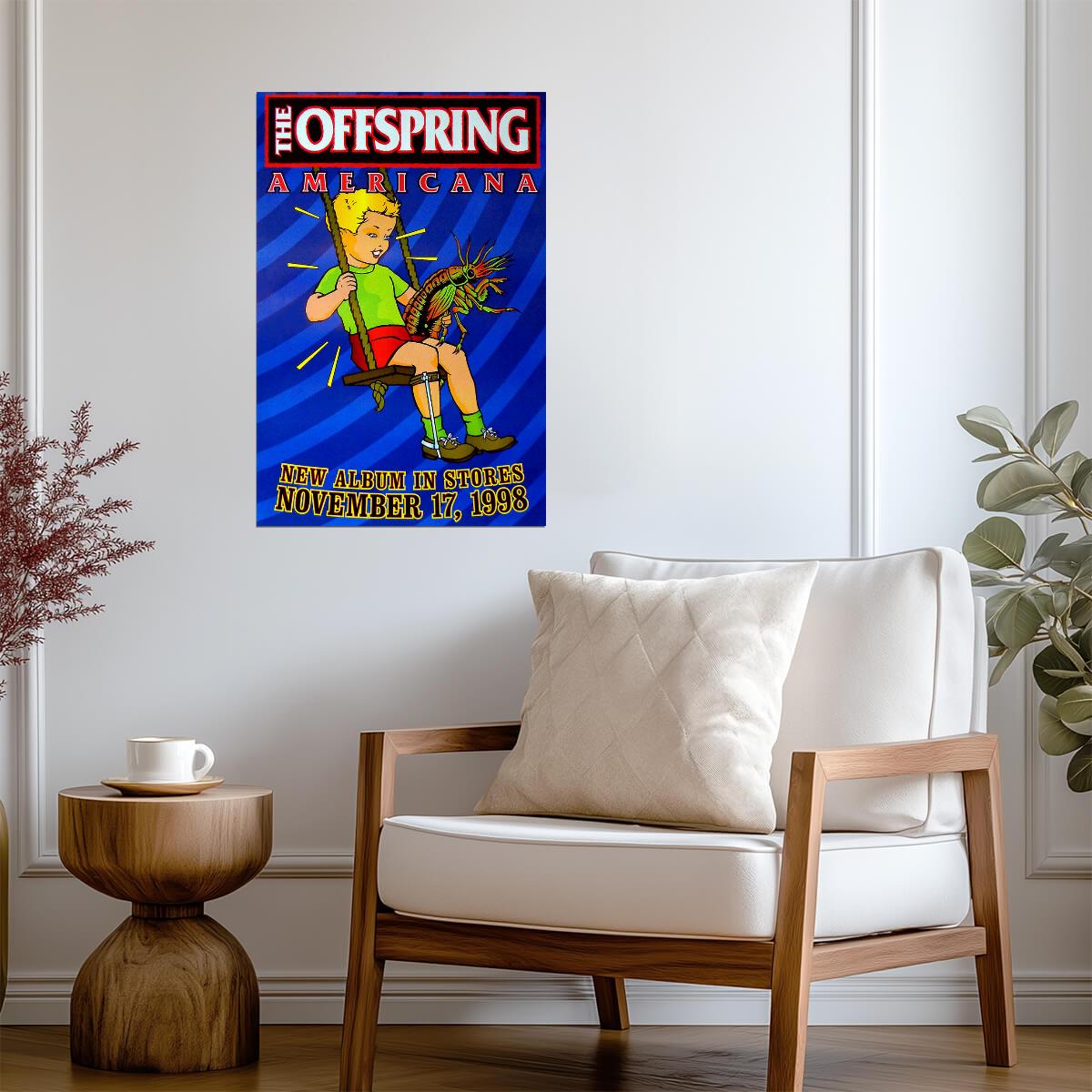The Offspring Americana | Album Cover Poster | 90s Punk Rock Art