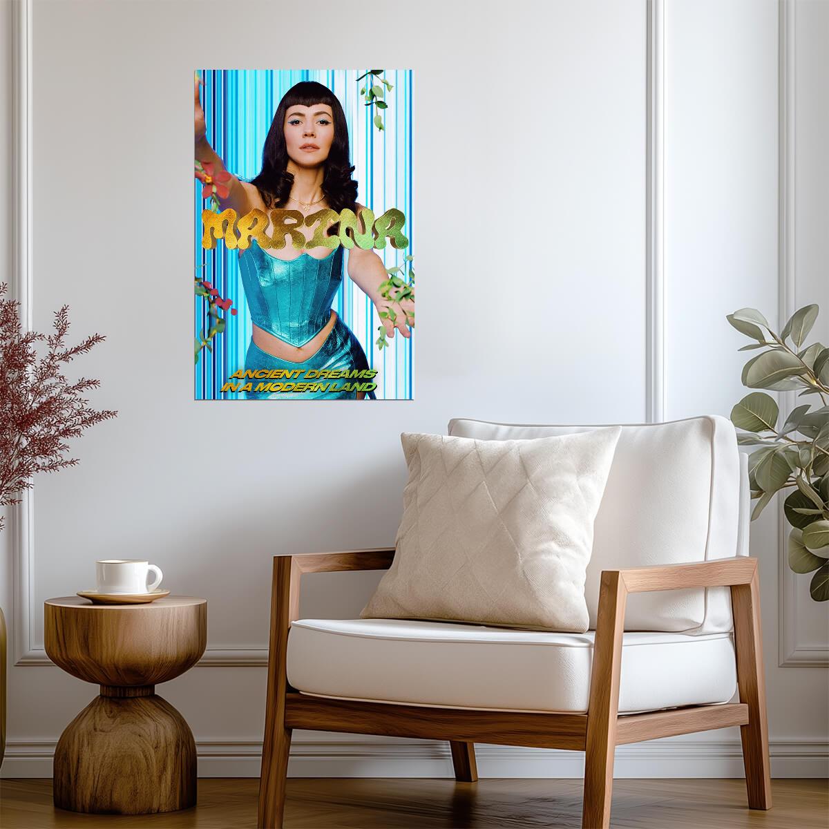 Marina Ancient Dreams In A Modern Land | Album Cover Poster | Pop Music Wall Art