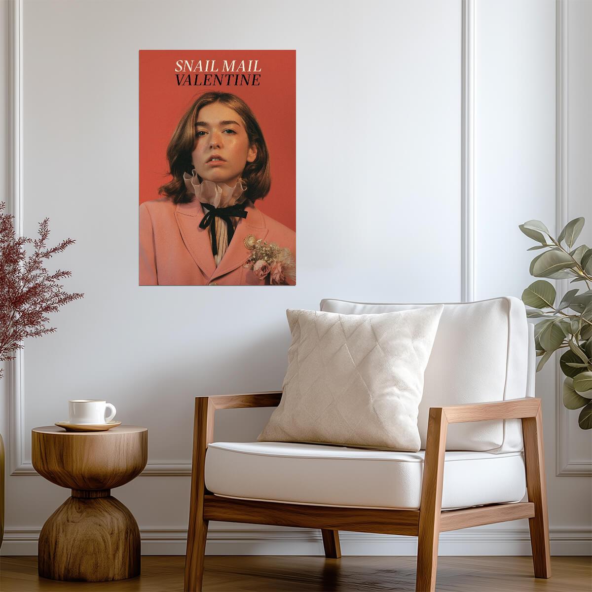 Snail Mail Valentine | Album Cover Poster | Indie Rock Wall Art