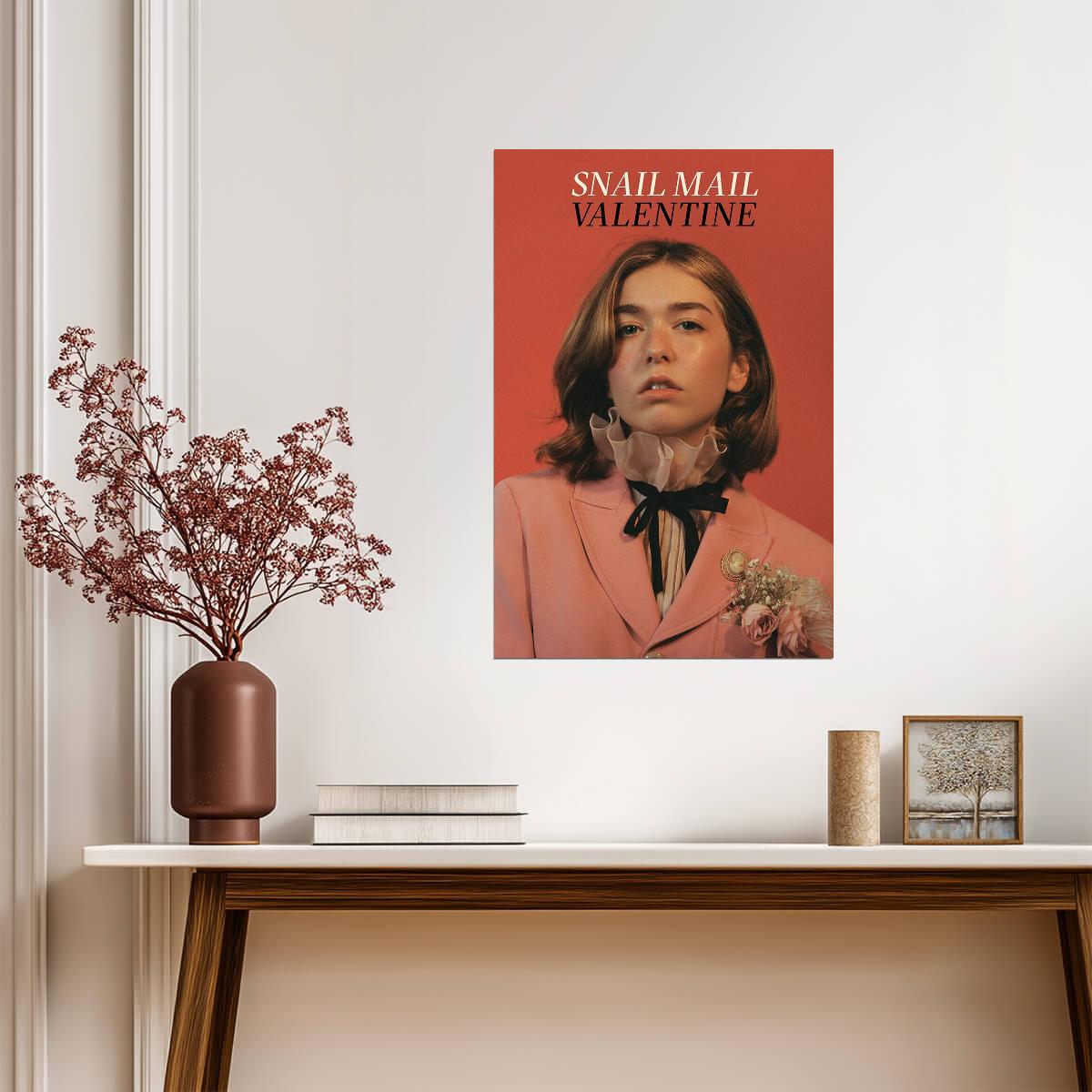 Snail Mail Valentine | Album Cover Poster | Indie Rock Wall Art
