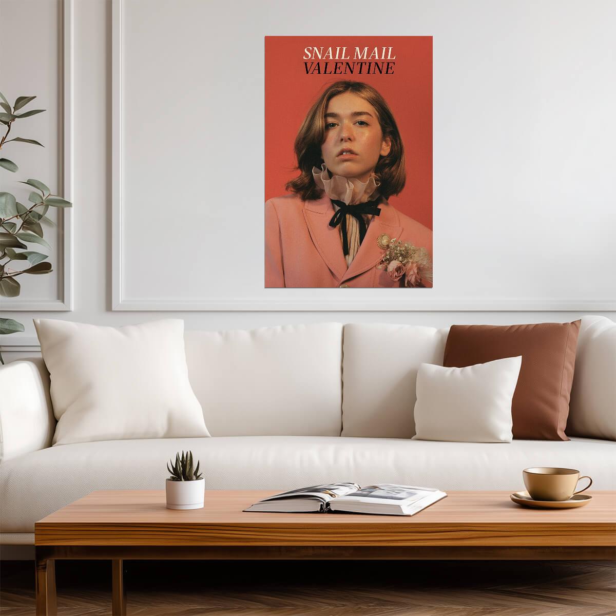 Snail Mail Valentine | Album Cover Poster | Indie Rock Wall Art