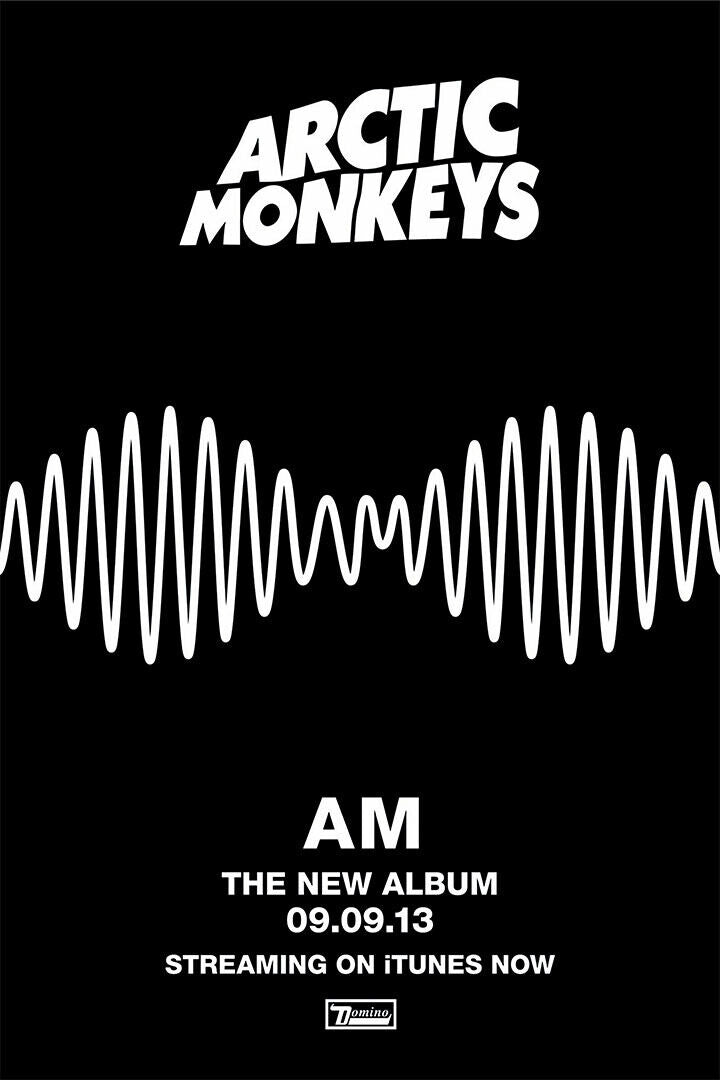 Arctic Monkeys AM | Album Cover Poster | Indie Rock Wall Art