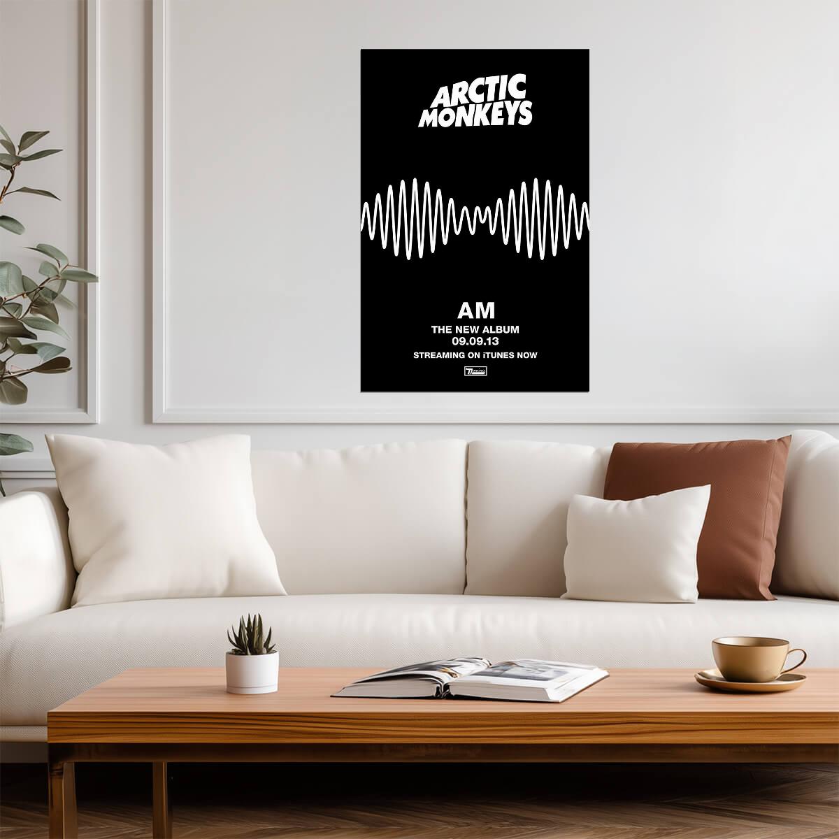Arctic Monkeys AM | Album Cover Poster | Indie Rock Wall Art