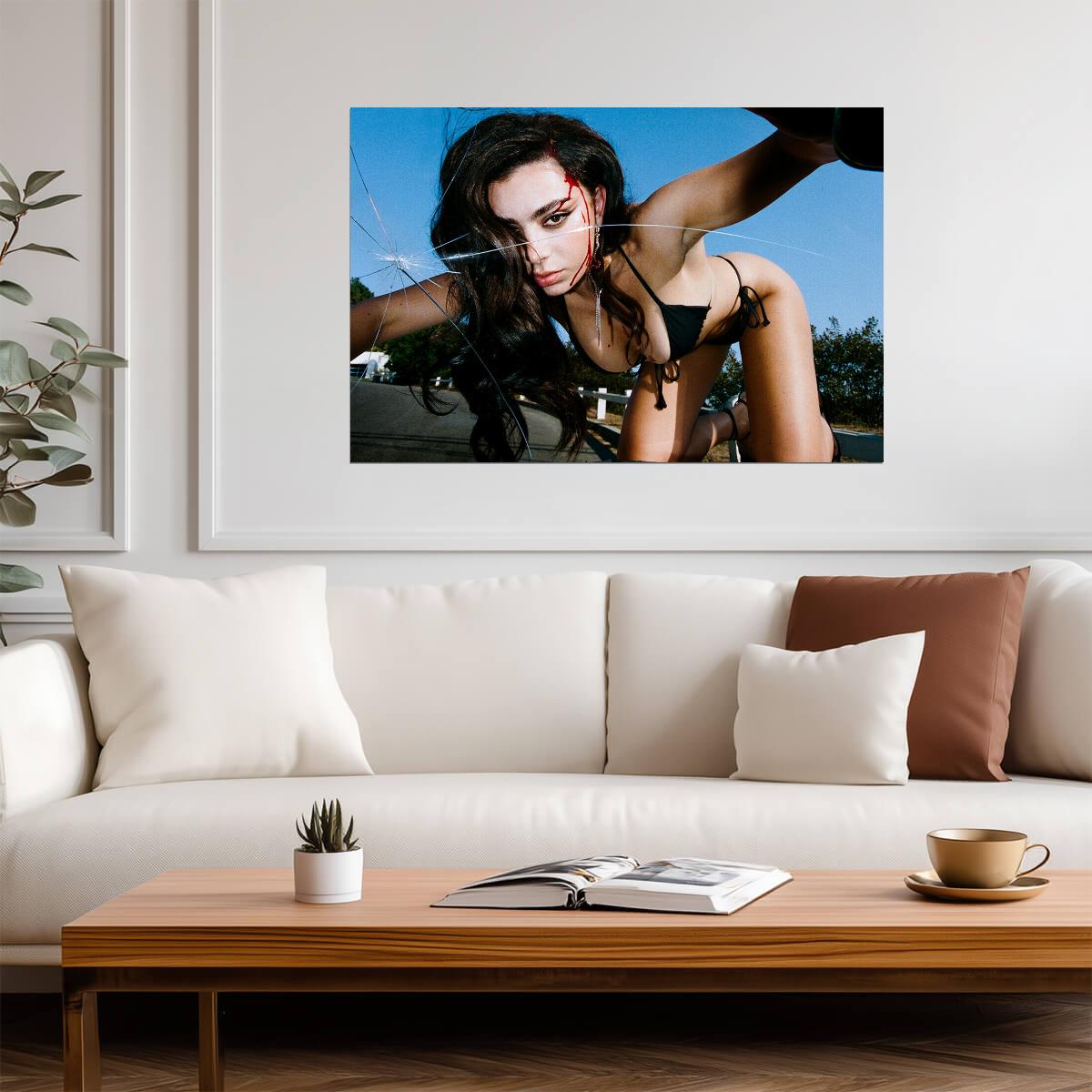 Charli XCX Crash | Album Cover Poster | Dance-Pop Wall Art