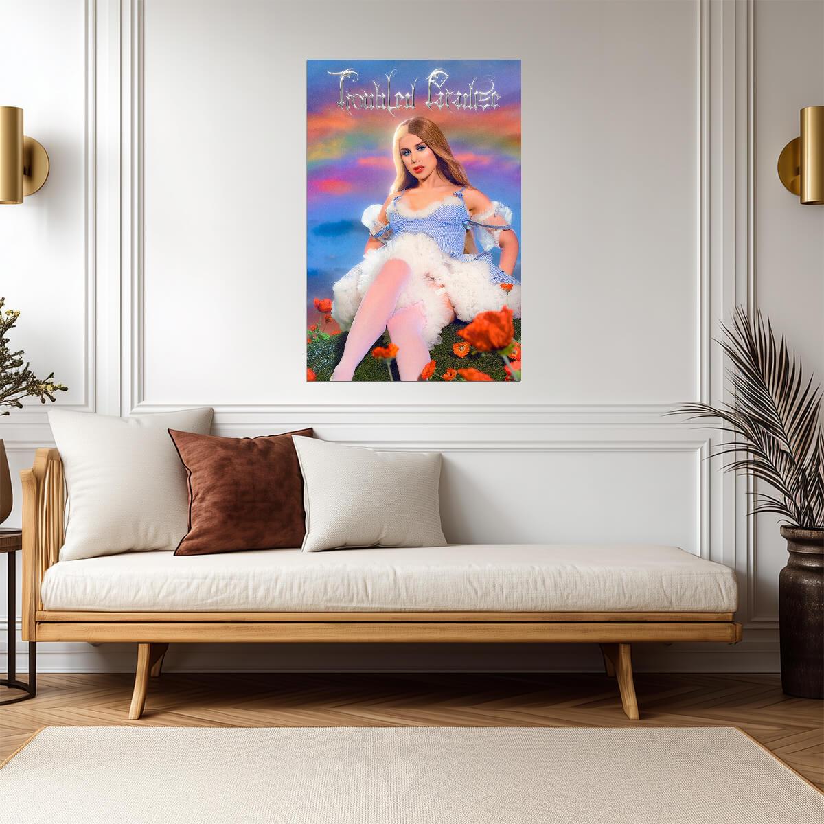 Slayyyter Troubled Paradise | Album Cover Poster | Pop Music Wall Art