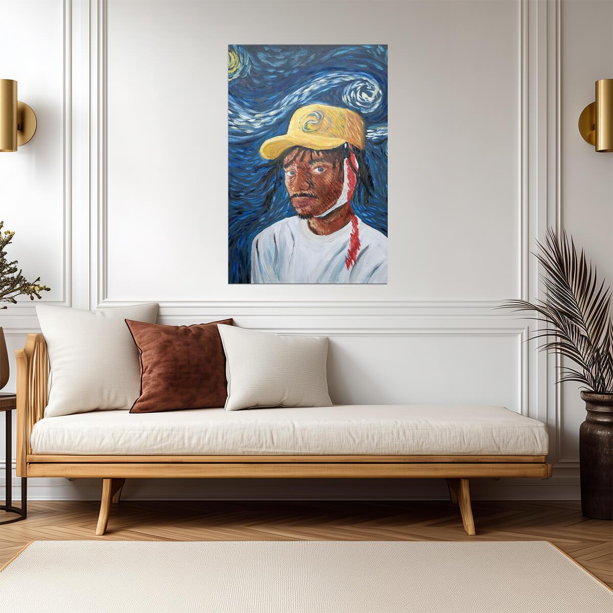 Zelooperz Van Gogh's Left Ear | Album Cover Poster | Abstract Hip Hop Art