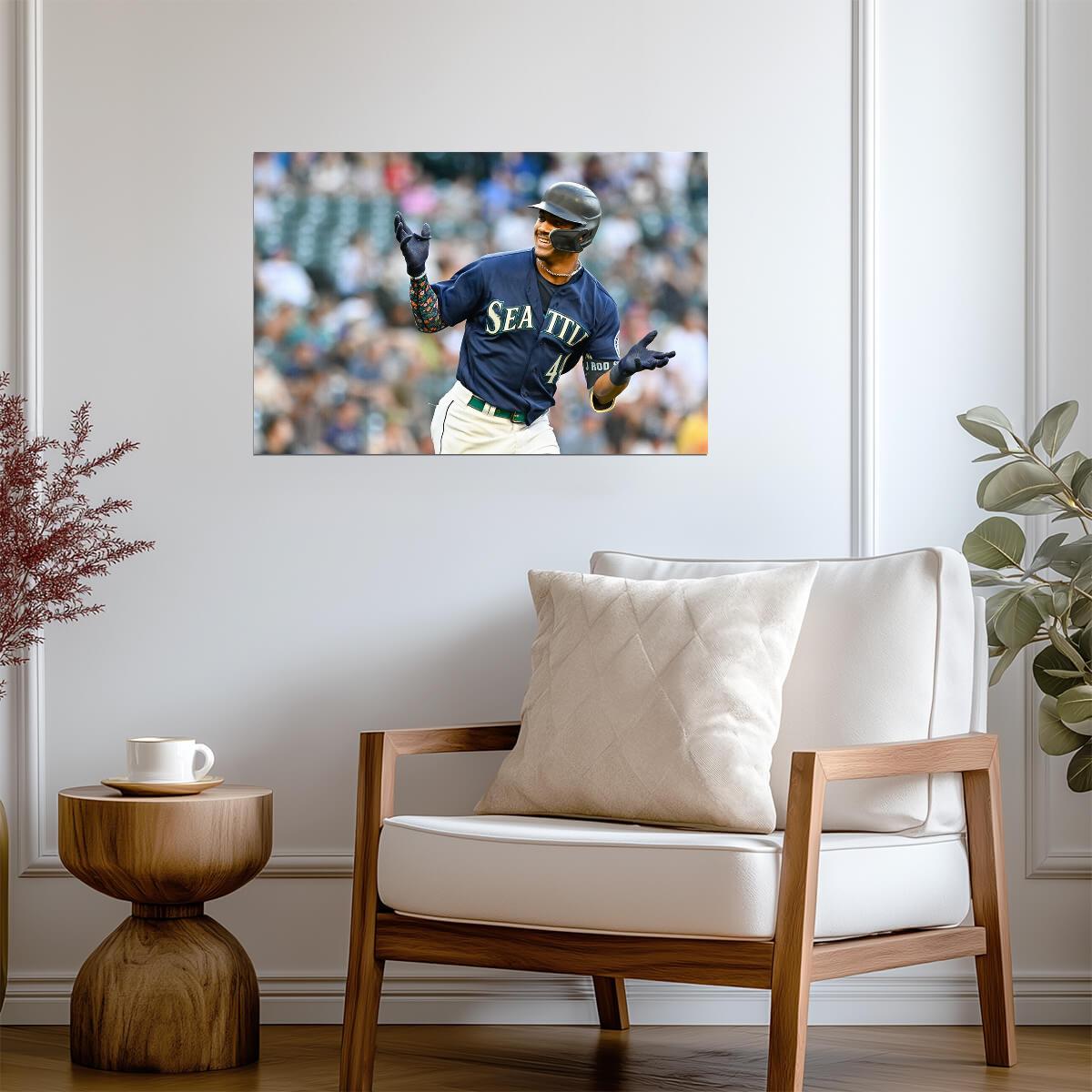Julio Rodriguez Seattle Mariners | Game Day Photo | Baseball Player Poster - Sports Poster