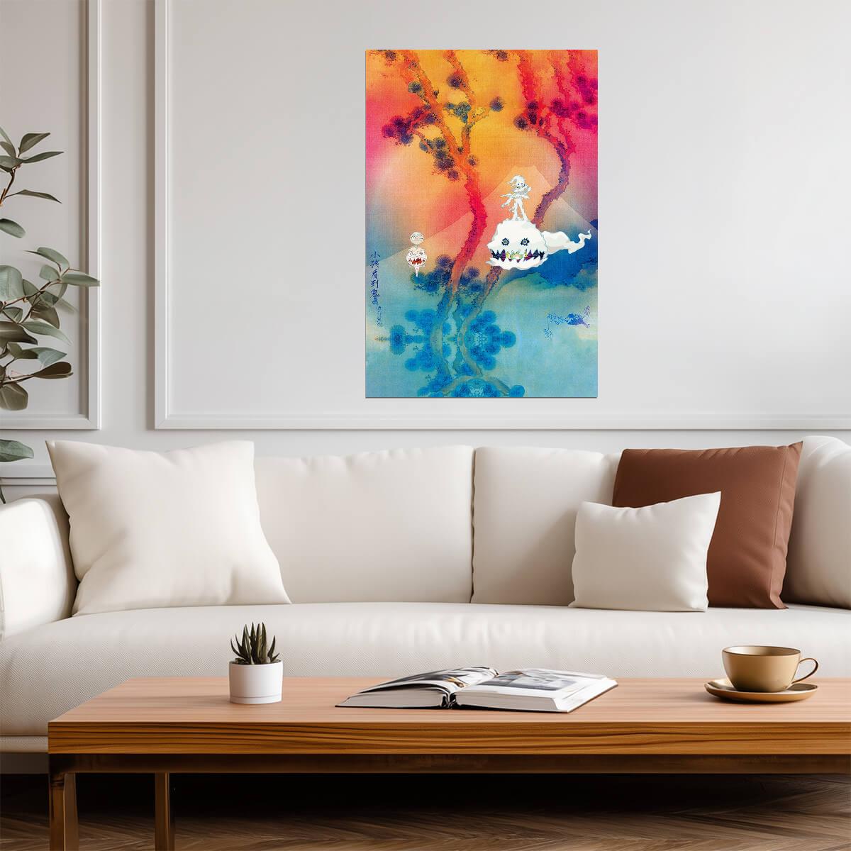 Kids See Ghosts | Album Cover Poster | Hip Hop Wall Art