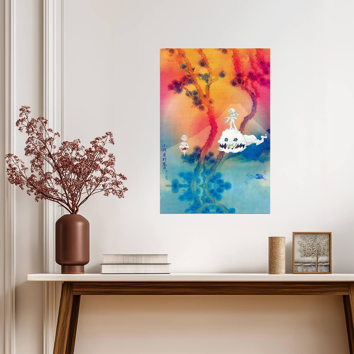 Kids See Ghosts | Album Cover Poster | Hip Hop Wall Art