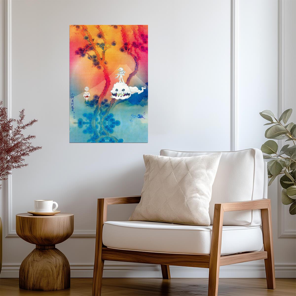 Kids See Ghosts | Album Cover Poster | Hip Hop Wall Art