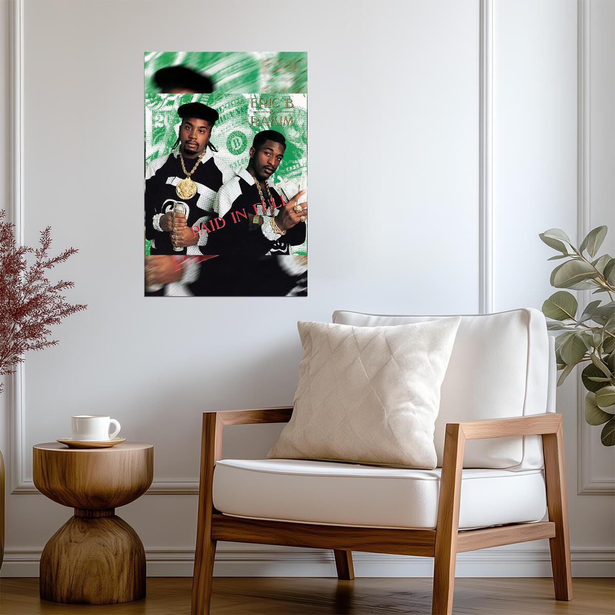 Eric B. & Rakim Paid in Full | Album Cover Poster | 80s Hip Hop Wall Art