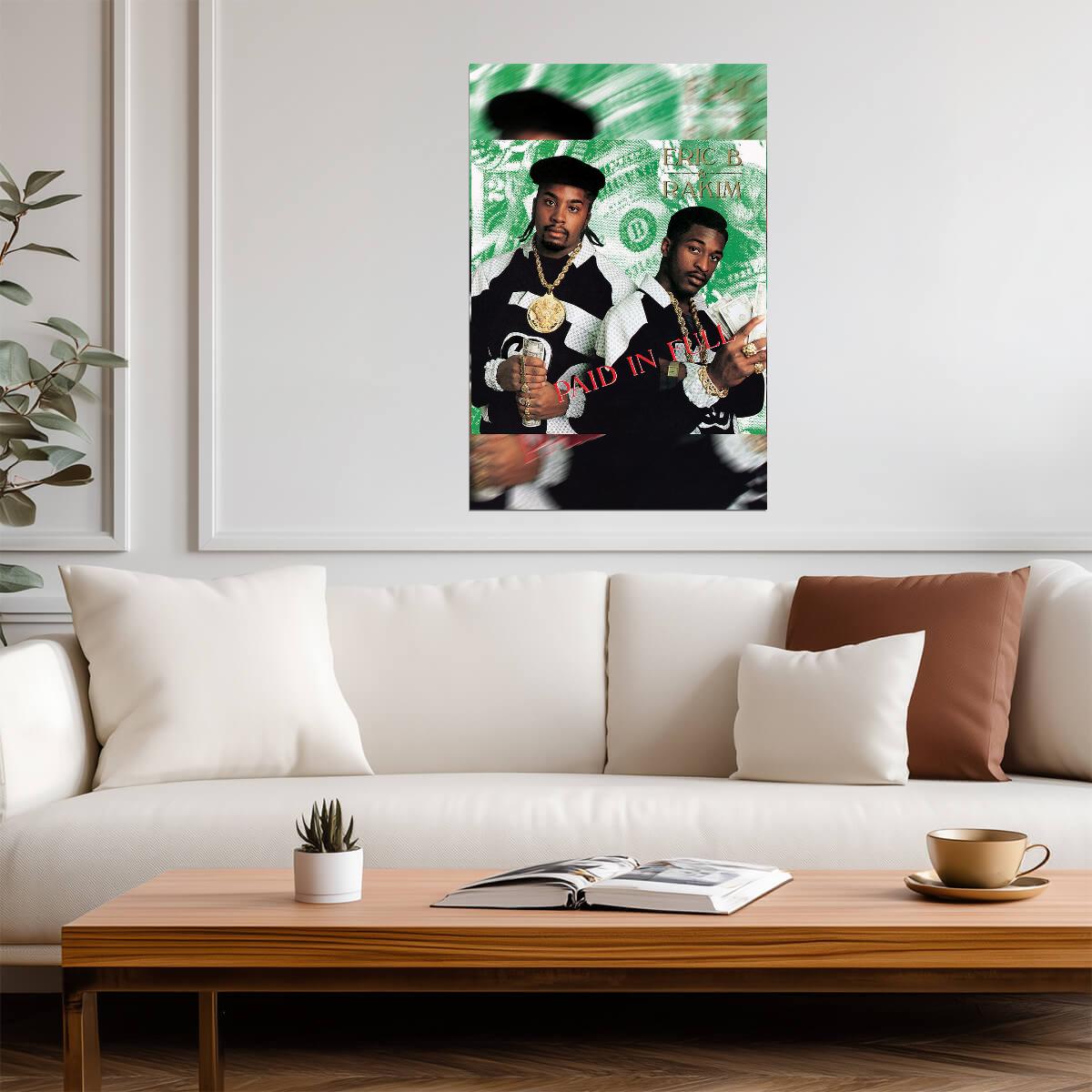 Eric B. & Rakim Paid in Full | Album Cover Poster | 80s Hip Hop Wall Art