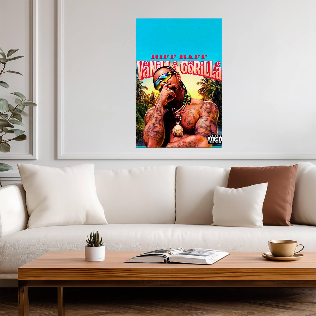 Riff Raff Vanilla Gorilla | Album Cover Poster | Hip Hop Wall Art