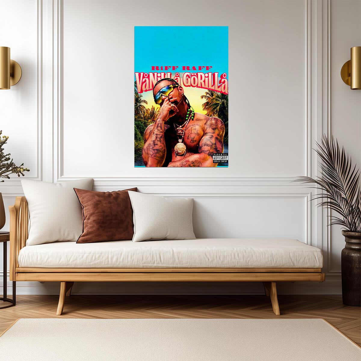 Riff Raff Vanilla Gorilla | Album Cover Poster | Hip Hop Wall Art