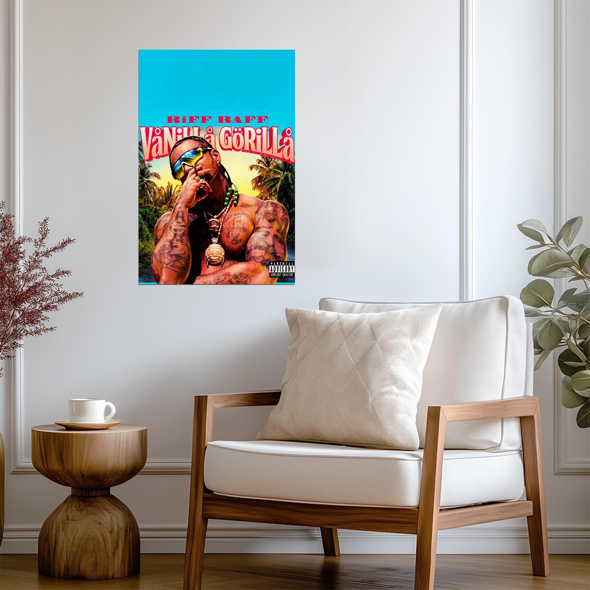 Riff Raff Vanilla Gorilla | Album Cover Poster | Hip Hop Wall Art