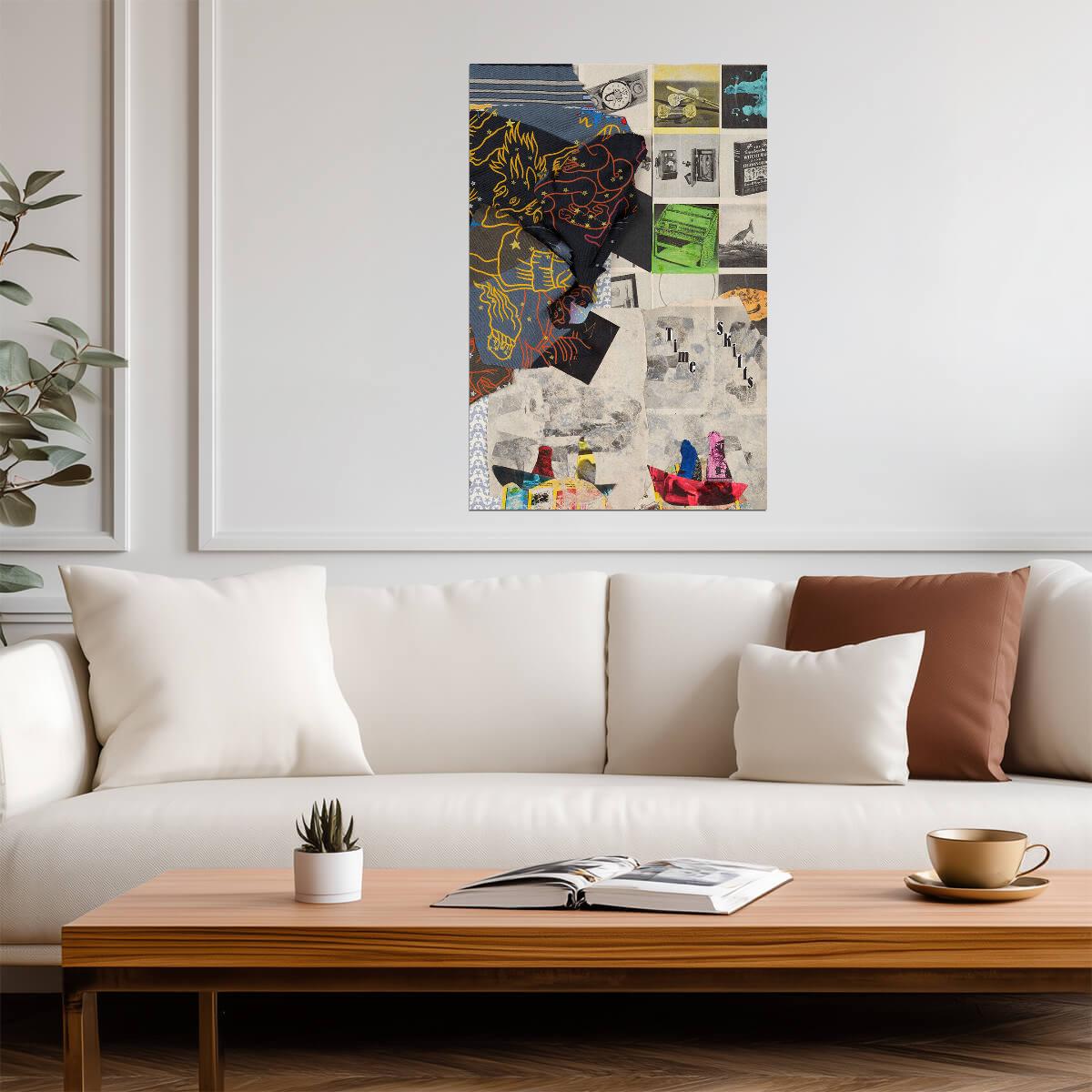 Animal Collective Time Skiffs | Album Cover Poster | Psychedelic Pop Wall Art