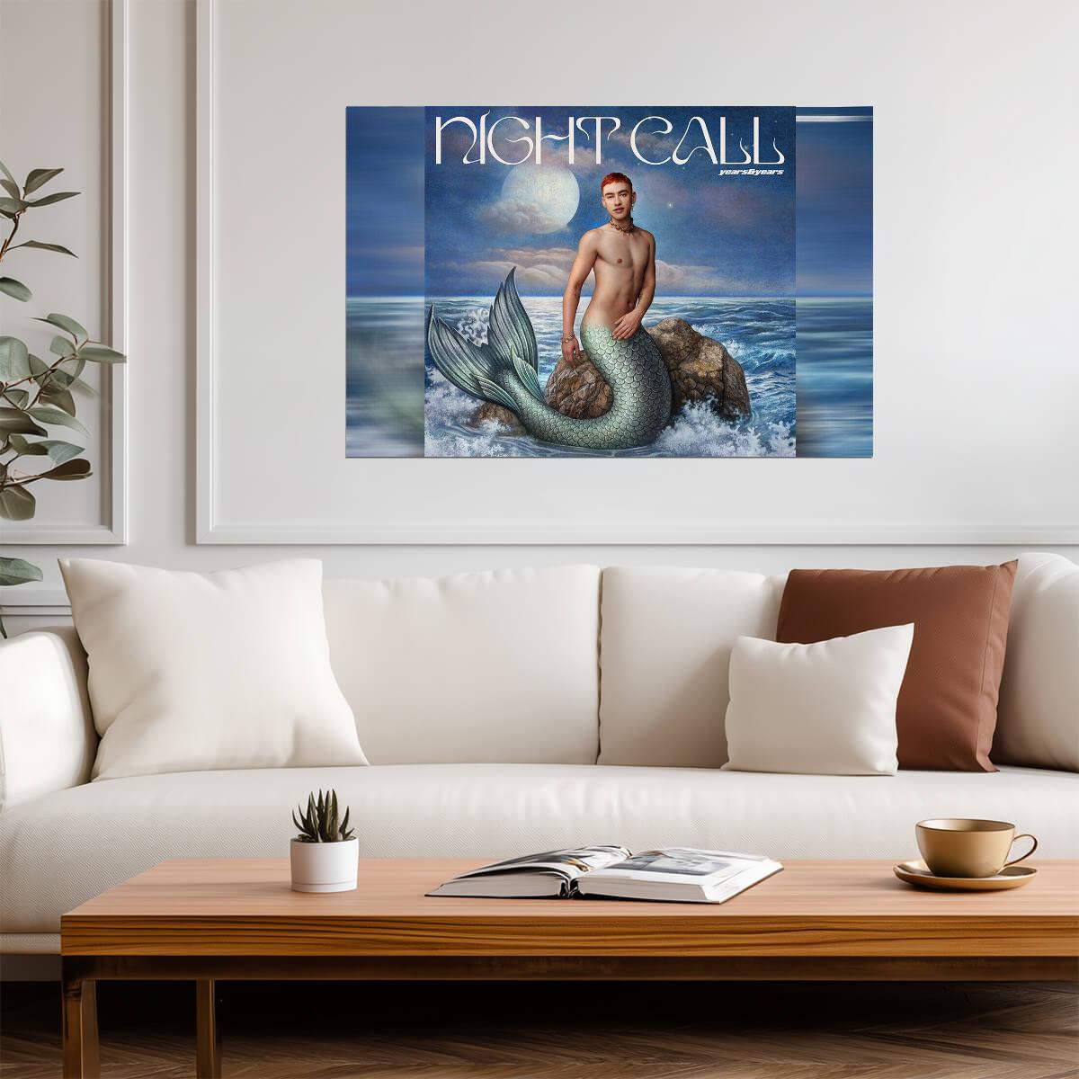 Years & Years Night Call | Album Cover Poster | Dance-Pop Wall Art