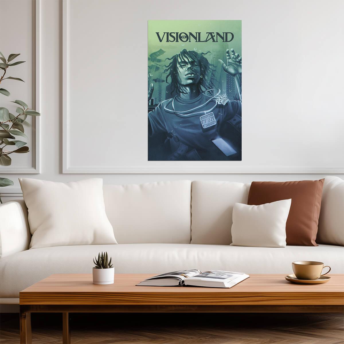 YBN Nahmir Visionland | Album Cover Poster | Hip Hop Wall Art