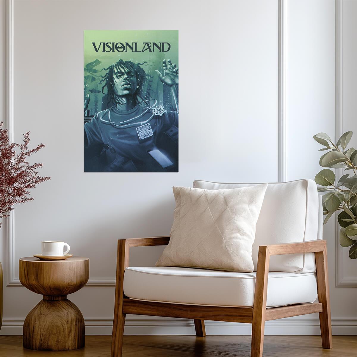 YBN Nahmir Visionland | Album Cover Poster | Hip Hop Wall Art
