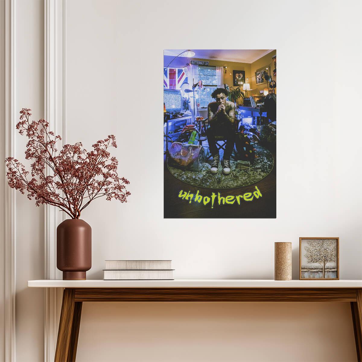 Lil Skies Unbothered | Album Cover Poster | Hip Hop Wall Art