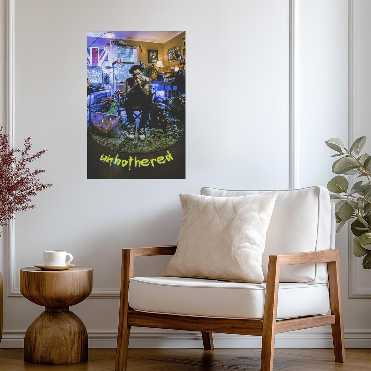 Lil Skies Unbothered | Album Cover Poster | Hip Hop Wall Art