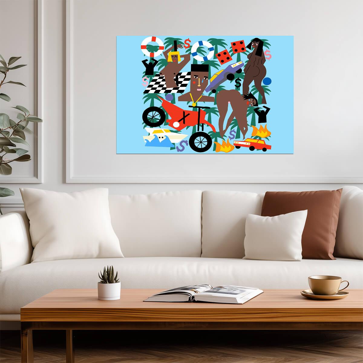 Meek Mill Expensive Pain | Album Cover Poster | Hip Hop Wall Art