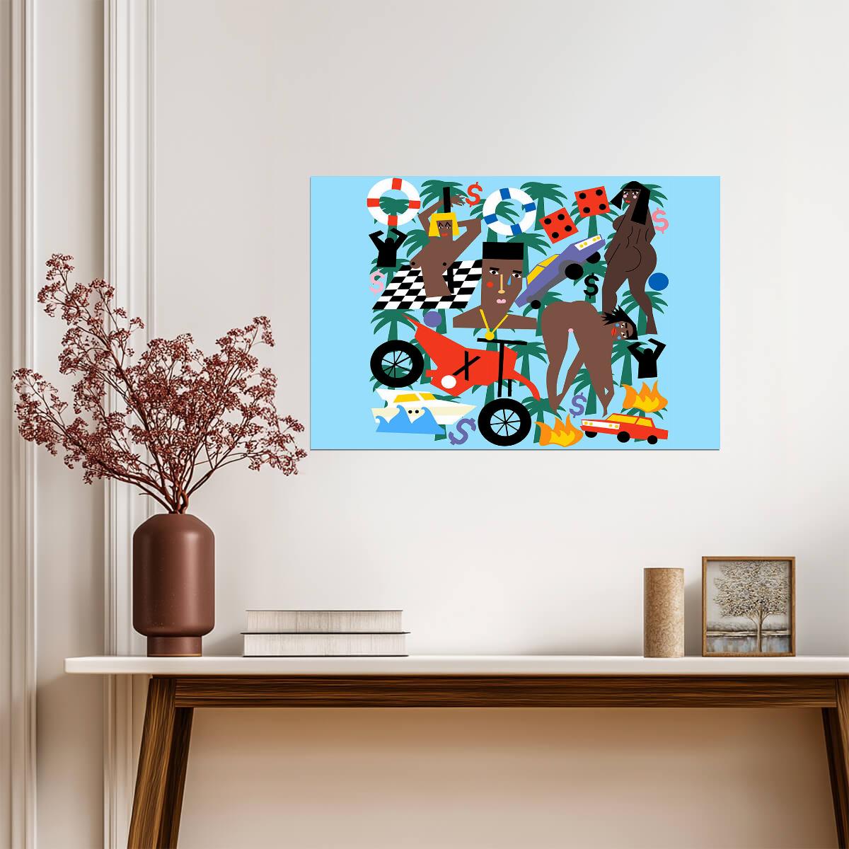 Meek Mill Expensive Pain | Album Cover Poster | Hip Hop Wall Art