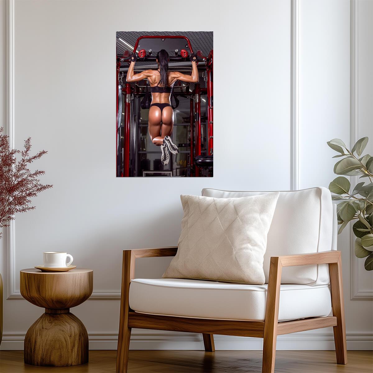 Sexy Female Athlete | Fitness Photography | Gym Motivation Poster - Sports Poster