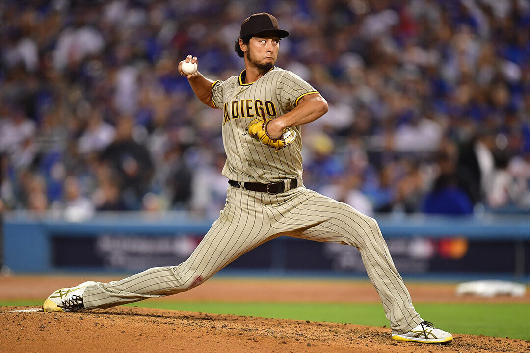 Yu Darvish San Diego Padres | Pitching Motion Photo | Baseball Star Poster - Sports Poster