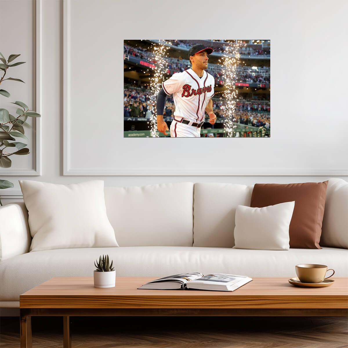 Matt Olson Atlanta Braves | Field Entrance Photo | Baseball Player Poster - Sports Poster