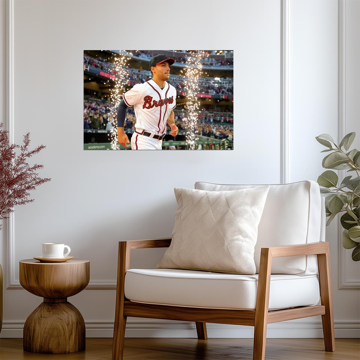Matt Olson Atlanta Braves | Field Entrance Photo | Baseball Player Poster - Sports Poster