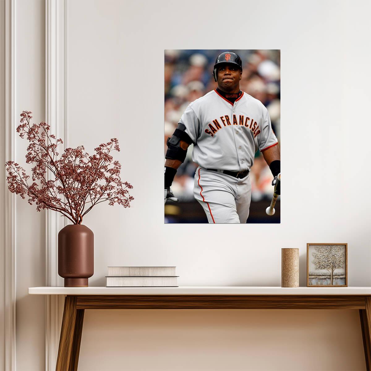 Barry Bonds San Francisco Giants | Vintage Baseball Photo | Sports Legend Poster - Sports Poster