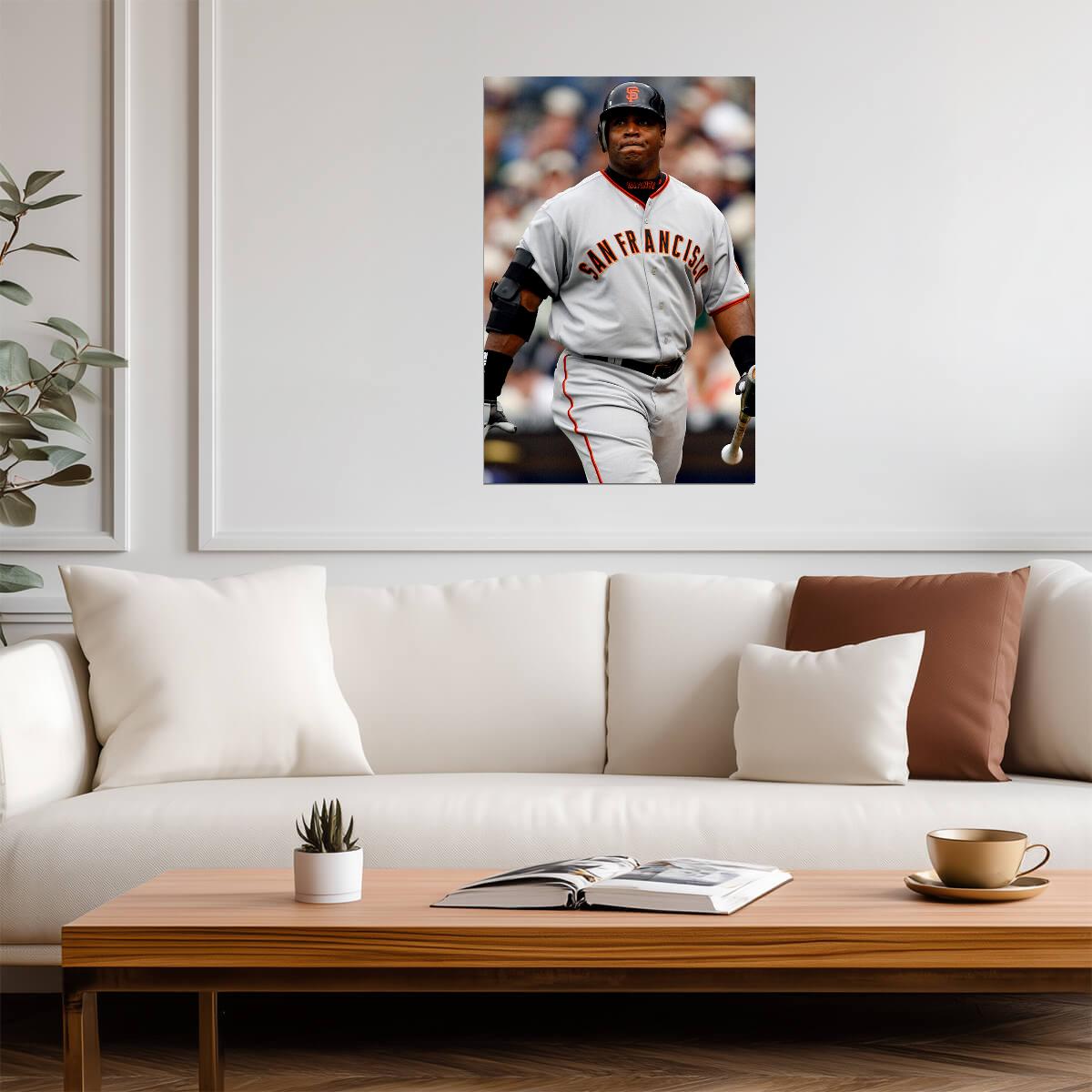 Barry Bonds San Francisco Giants | Vintage Baseball Photo | Sports Legend Poster - Sports Poster